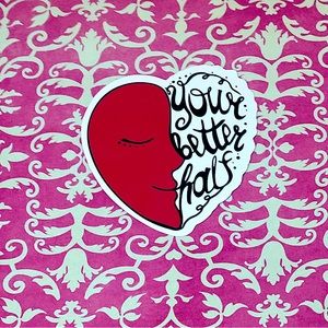 Your Better Half Wife Husband Cute Lovey Sweetheart Love You Valentines Sticker